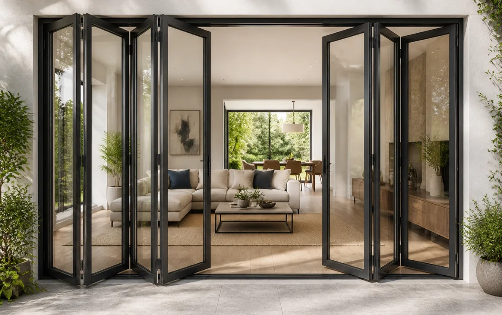 Maximizing Space with Glass Folding Doors