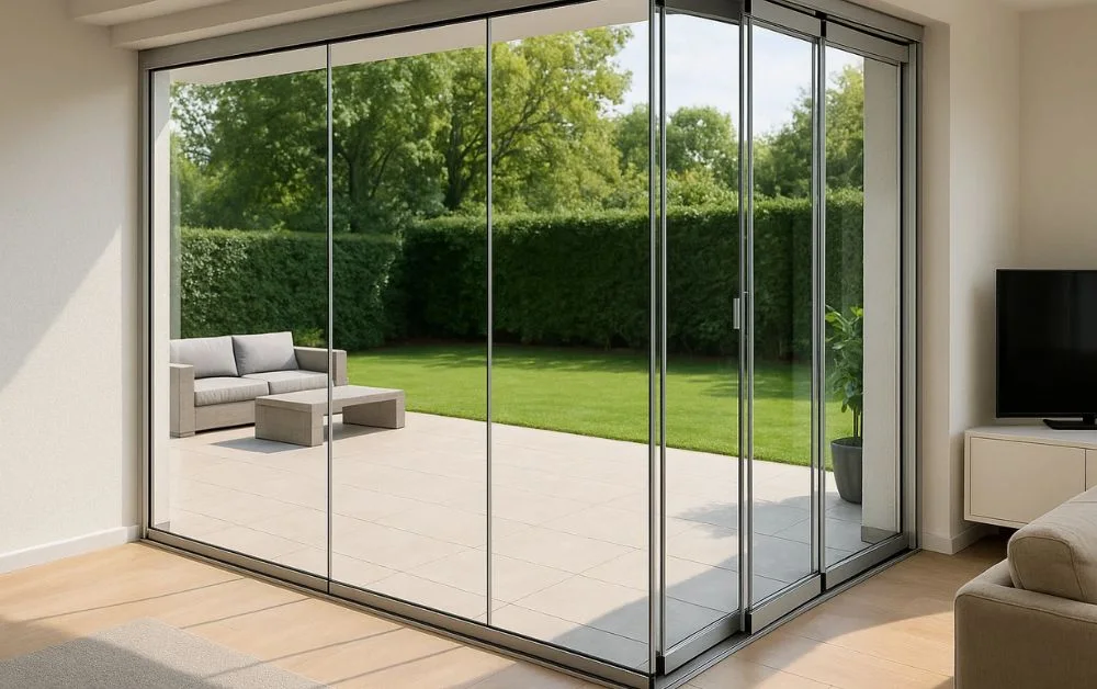 Frameless Glass Stacking Door System