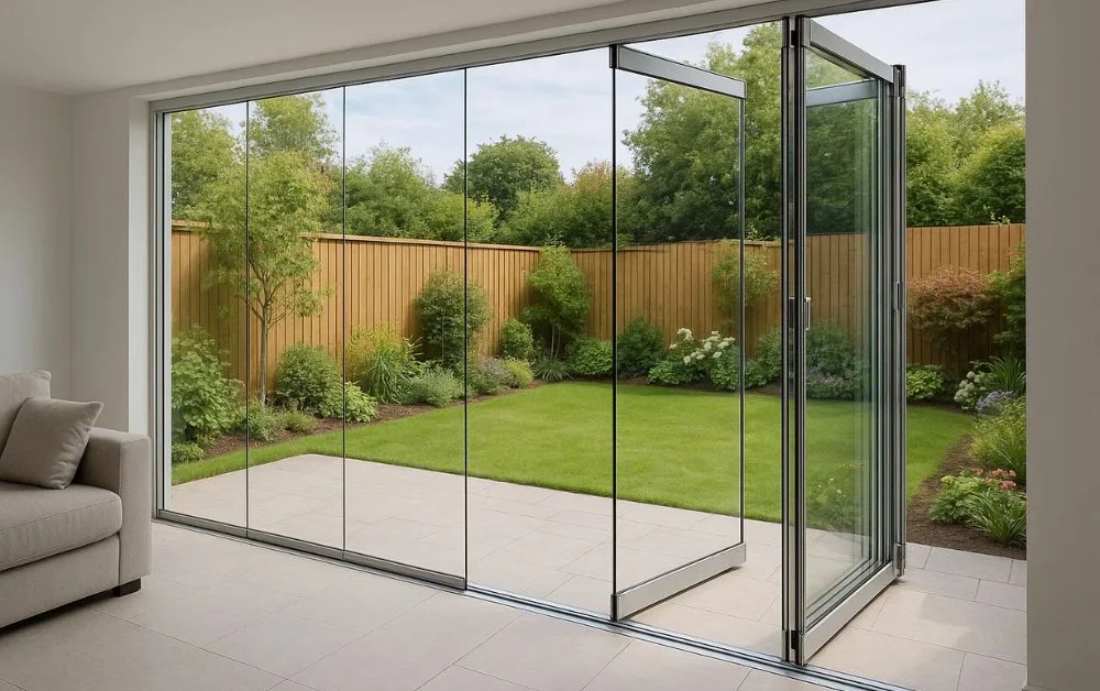Frameless Glass Stacking Doors