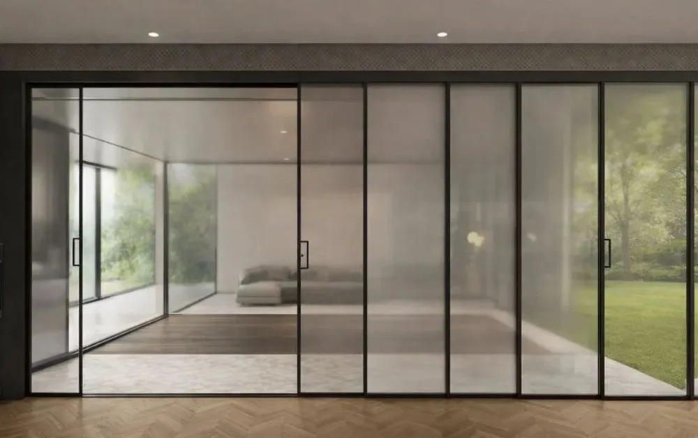 What is a Frameless Glass Stacking Door System