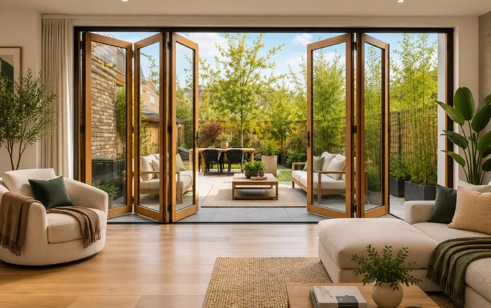 Custom Bi Folding Door Designs for Luxury Homes in Dubai