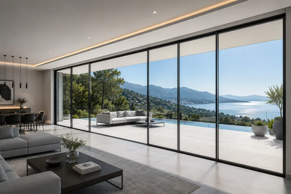 Slim Sliding Doors in Dubai: Space & Light Optimization