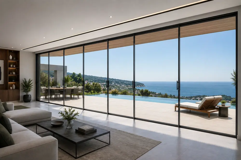 Slim Sliding Doors in Dubai: Space & Light Optimization